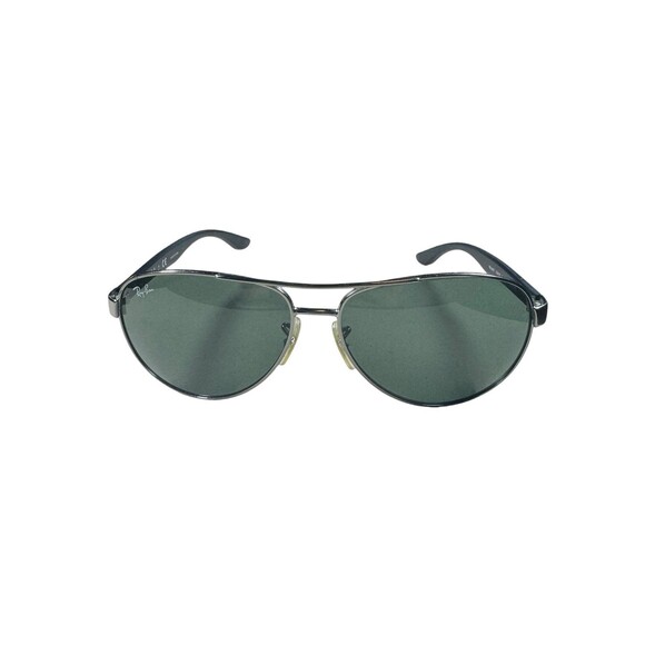 Ray-Ban RB3457 Black Sunglasses Aviators Gray Lenses Pilot 59-13-135mm w/ Case main image 4